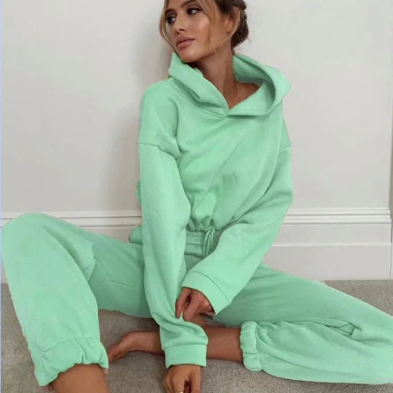 Long-sleeved Sports Two-piece Set