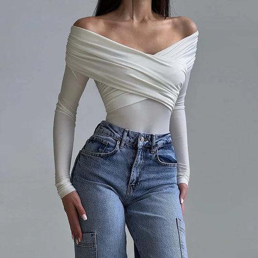 Off Shoulder Women's Bodysuits