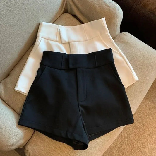Elegant High Waisted Shorts